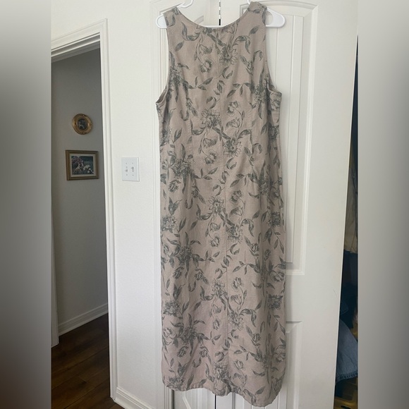 Erika collection linen sleeveless dress large - Picture 5 of 7